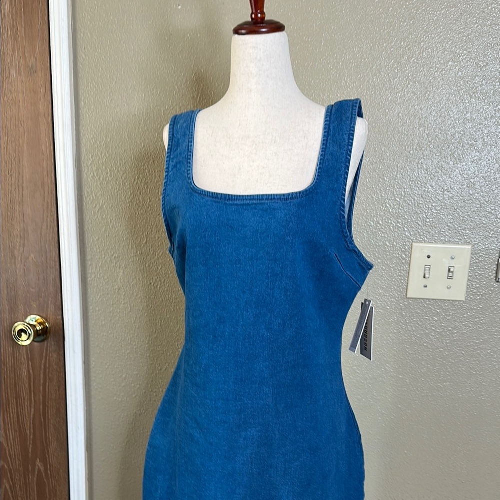 Denim Blue Sleeveless Dress
